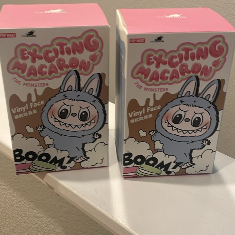 Exciting Macaron Vinyl Face Accessory